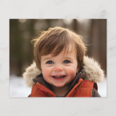 バジェットハイランドカウホリーすてきホリデーフォトカード (裏面)