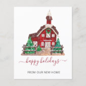 バジェットハウスクリスマスウェーブムーバルホリデーカード (正面)