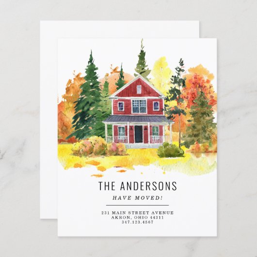 バジェットハウスフォレストウッズ引っ越しました秋ムービング (正面/裏面)