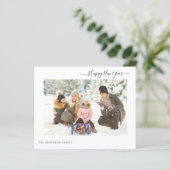 バジェットハッピーニューイヤー2フォトホリデーカード (スタンド正面)