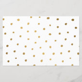 バジェットハッピーホリデイズ金ゴールドフォトホリデーカード (裏面)