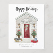 バジェットハッピーホリデーズカントリーホームクリスマスカード チラシ (正面)