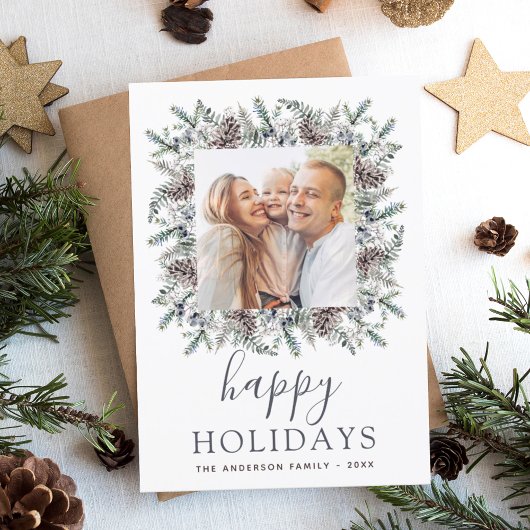 バジェットハッピーホリデーズクリスマスダスティブルーフォト