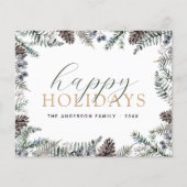 バジェットハッピーホリデーズクリスマスダスティブルーフライヤー チラシ (正面)