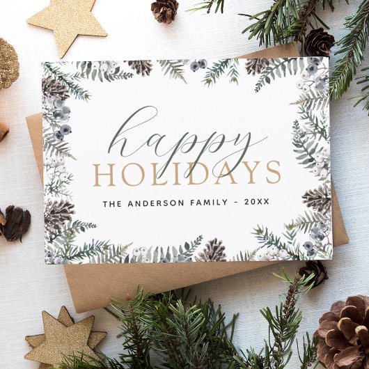 バジェットハッピーホリデーズクリスマスダスティブルーフライヤー チラシ