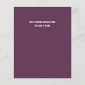 バジェットハッピーホリデーズスケッチフォトホリデーカード (裏面)