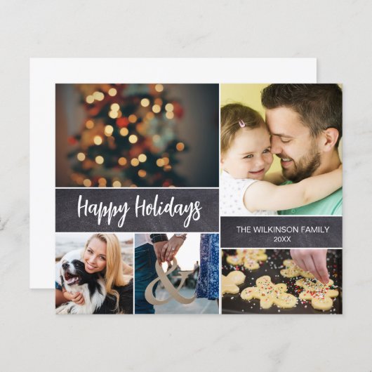 バジェットハッピーホリデーズファミリーフォトコラージュ2023 (正面/裏面)