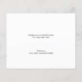 バジェットハッピーホリデーズファミリーフォトコラージュ2023 (裏面)