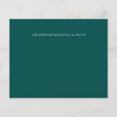 バジェットハッピーホリデーズフォトカードモダン抽象芸術 (裏面)