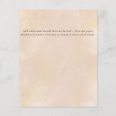 バジェットハッピーホリデーズフォトカードモダン抽象芸術 チラシ (裏面)