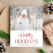 バジェットハッピーホリデーズフォトホリデーカード