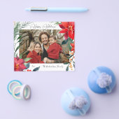 バジェットハッピーホリデーズポインセチア写真 チラシ (シングル)