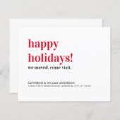 バジェットハッピーホリデーズ引っ越しました訪問引越 (正面/裏面)