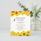 バジェットハニカムグランドビーベイビーシャワー招待状 (スタンド正面)