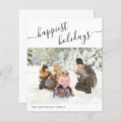 バジェットハピストモダンホリデーミニマル2024写真 (正面/裏面)