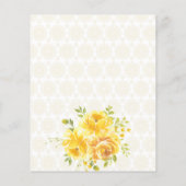 バジェットハルディインディアン結婚式招待状テンプレート (裏面)