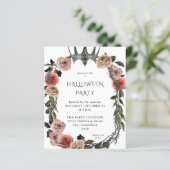 バジェットハロウィーンクラウンピンクブラックフローラパーティーWhi (スタンド正面)