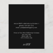 バジェットハロウィーンパープルフローラ&スカルパーティー チラシ (裏面)