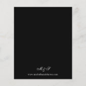 バジェットハロウィーンパープルフローラ&スカル結婚ズ (裏面)