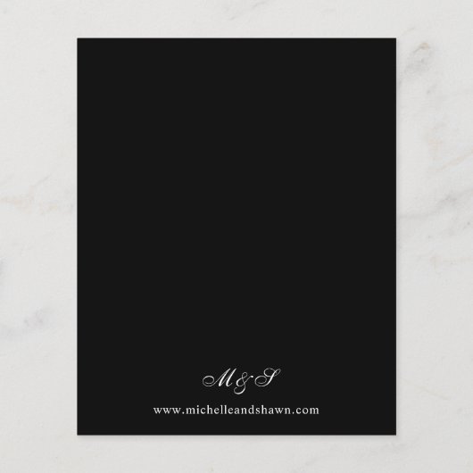 バジェットハロウィーンパープルフローラ&スカル結婚ズ チラシ (裏面)