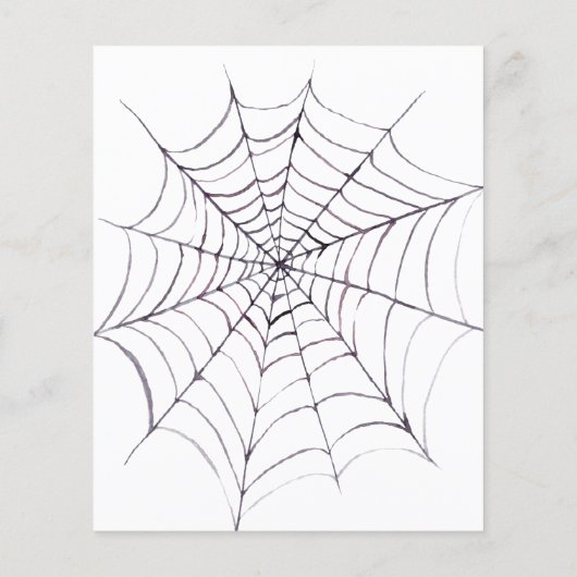 バジェットハロウィーン秋ダーク結婚式招待状 チラシ (裏面)