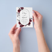 バジェットハロウィーン秋秋ブルゴーニュ結婚ーズ チラシ (手)