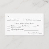 バジェットバジェットブラック&ホワイト書道9食 エンクロージャーカード (裏面)