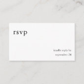 バジェットバジェットブラック&ホワイト書道9食 エンクロージャーカード (正面)