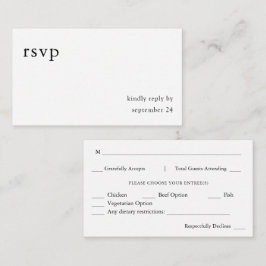 バジェットバジェットブラック&ホワイト書道9食 エンクロージャーカード