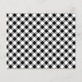 バジェットバッファロープレイドスクリプトメリークリスマスフォト (裏面)