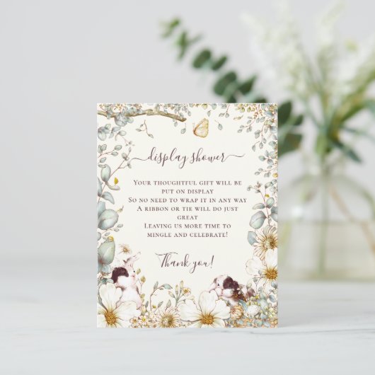 バジェットバニーズガールボーイベビーディスプレイシャワー (スタンド正面)