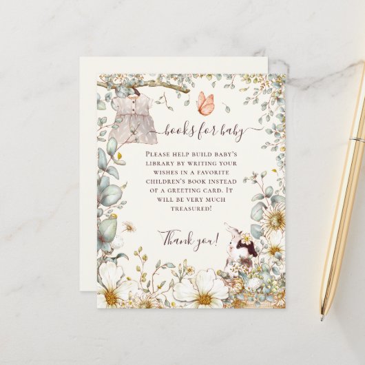 バジェットバニードレスガールブック赤ちゃんシャワー (正面/裏面インサイチュ)