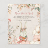 バジェットバニーピンクガール最初の誕生日ありがとう (正面)