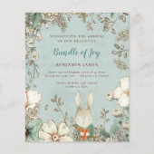 バジェットバニーフォトリーフ男の赤ちゃん誕生発表 (正面)