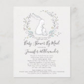 バジェットバニーフローラベビーシャワーbyメール (正面)