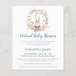 バジェットバニーヴィンテージボーイバーチャルベビーシャワー