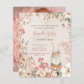 バジェットバニー花模様フォトガール誕生のお知らせ (正面/裏面)