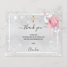 バジェットバプテスシルバーピンクの写真感謝していガールユー