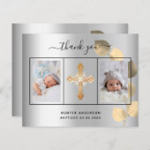 バジェットバプテスシルバーユーカリ感謝してい写真あなた (正面/裏面)