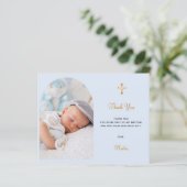 バジェットバプテスマの写真青い男の感謝してい子あなた (スタンド正面)