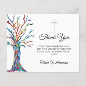 バジェットバプテスマサンキューカード (正面)