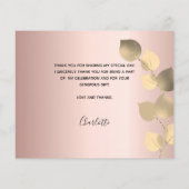 バジェットバプテスマバラeucalyptus photo 感謝してい you (裏面)