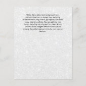 バジェットバプテスマ《キリスト教》洗礼式や命名式共産党招待状 チラシ (裏面)