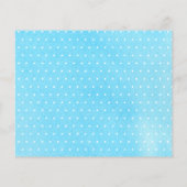 バジェットバプテスマ《キリスト教》洗礼式や命名式写真サンキューカード (裏面)