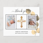 バジェットバプテスユーカリ写真サンキューカード (正面)