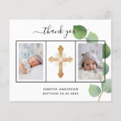 バジェットバプテスユーカリ写真サンキューカード (正面)