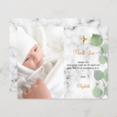 バジェットバプテスユーカリ大理石感謝してい写真あなた (正面/裏面)