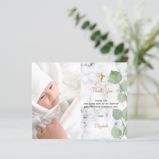 バジェットバプテスユーカリ大理石感謝してい写真あなた (スタンド正面)