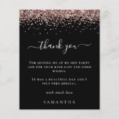 バジェットバラグリッターフォトヘンパーティーブラック感謝してい (正面)