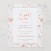 バジェットバラゴールドフォイルマーブルブライダルシャワー (正面)